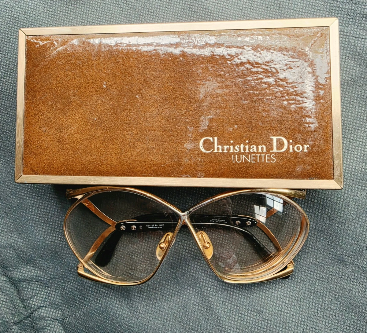 Dior Gold Original Vintage Sunglasses for sale | eBay
