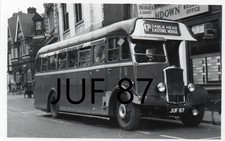 Southdown 87 JUF 87 Dennis Falcon B&W bus photo 5.5" x 3.5"