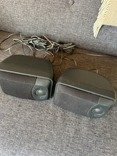 Aiwa SX-R260 Black Surround Sound Rear Speakers x2