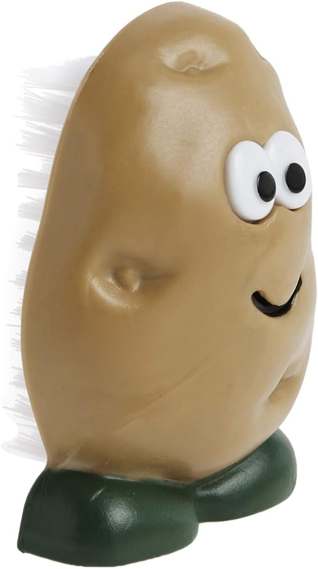 Joie Kitchen Gadgets Spud Dude Classic Brush Card Fabric Brown A 5290₽
