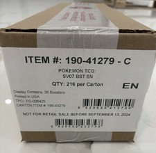 POKEMON STELLAR CROWN BOOSTER BOX CASE OF 6 BOXES..