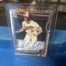 2021 Bowman Chrome - Mega Box Chrome Mojo Autographs Heston Kjerstad #BCMA-HK...