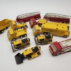 Lot of Vintage Tonka Pressed Steel Construction & Fire Trucks Vehicles