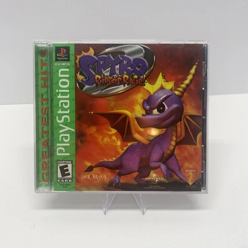 Spyro 2: Ripto's Rage (PlayStation 1, 1999) PS1 Complete CIB Hits Tested