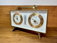 Reloj de Escritorio SWIZA De Colección 8 Días Estación Meteorológica - Termómetro Barómetro - Swiss M