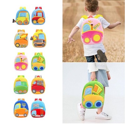 LKW Motiv Kleinkind Buchtasche Rucksack verstellbarer Riemen Tagesrucksack Büchertasche Seesack