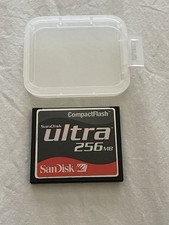 SanDisk Ultra CompactFlash 256MB CF Camera Memory Card Photo Photography