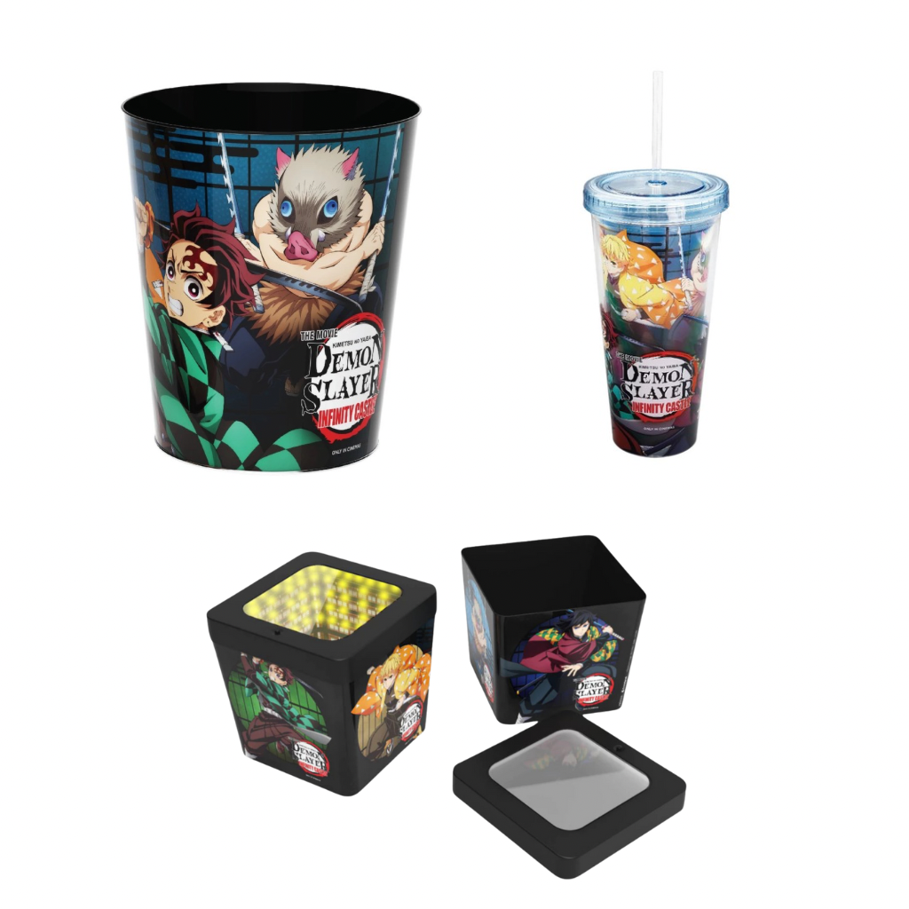 Demon Slayer Infinity Castle Movie Popcorn Bucket / Cup Brand New
