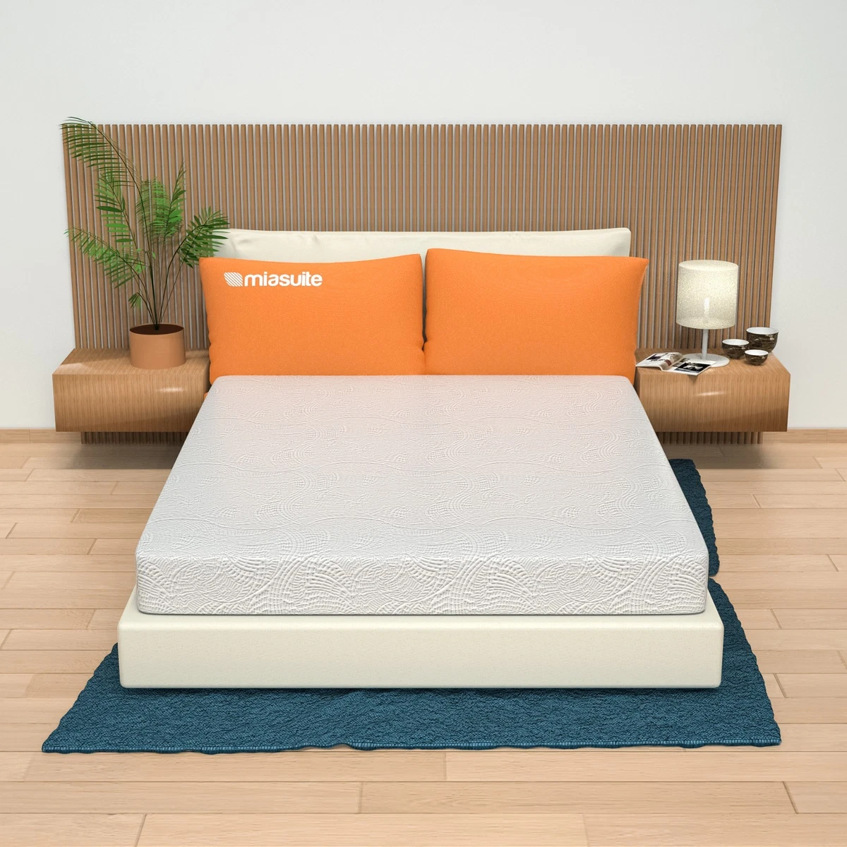 LINSY LIVING Coprimaterasso In Memory Foam 7,6 Cm Con Gel Rinfrescante E Fibra Di Bambù, Doppio, Rivestito E Traspirante, CertiPUR-US E OEKO-TEX, Antiscivolo - 2