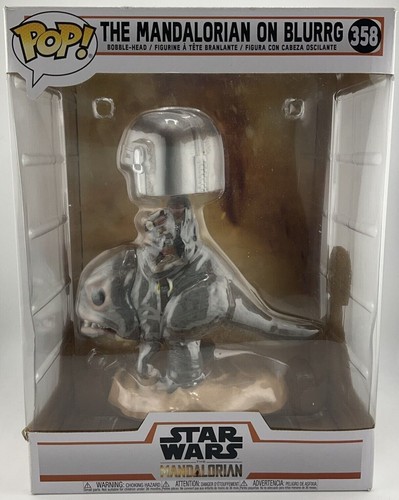 Funko Pop! Deluxe: Star Wars - The Mandalorian on Blurrg #358 (caja dañada) - Imagen 2 de 9