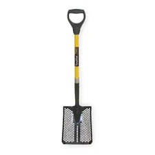 Seymour Midwest 49503Gr Square Point Mud/Sifting Shovel, 14 Ga #2 Blade, Steel
