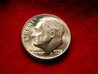 1955-D ROOSEVELT DIME GEM BU COIN FROM ORIGINAL ROLL!  #15