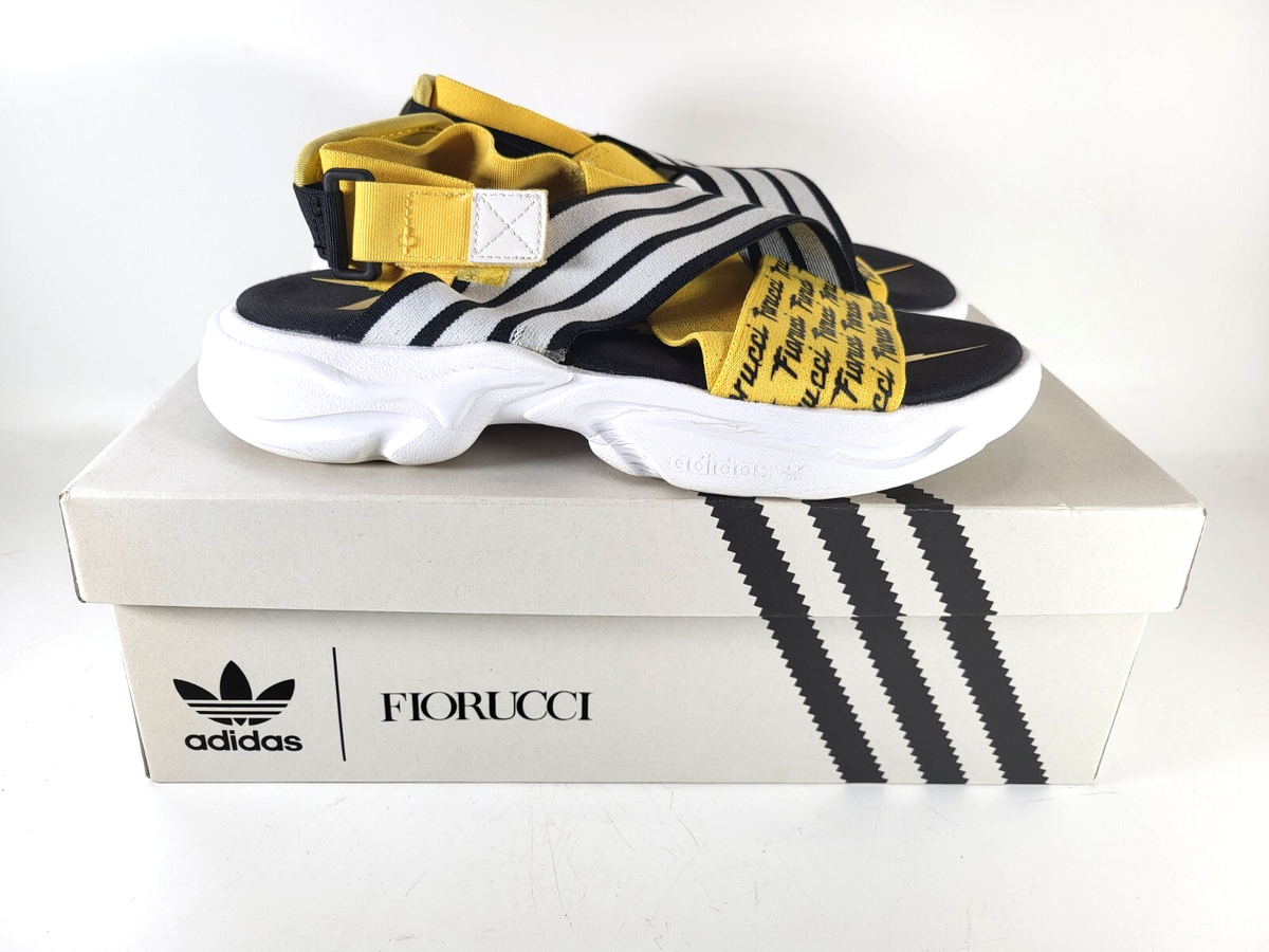 Adidas Originals X Fiorucci Magmur Chunky Sports Sandals in Yellow