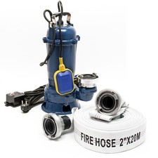 TTPompa per acque reflue 550W Portata 10000l/h Con tubo da 20m Pompa a immersion