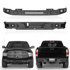 Fit Ram 1500 2013-2018 Off-road Steel Front Bumper Rear Bumper Replacement Bar Fit Ram 1500 2013-2018 Off-road Steel Front Bumper Rear Bumper Replacement Bar