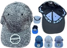 FLEXFIT Classic 6-Panel Fitted Baseball Cap X Flex Hat Adult Size Marble Print