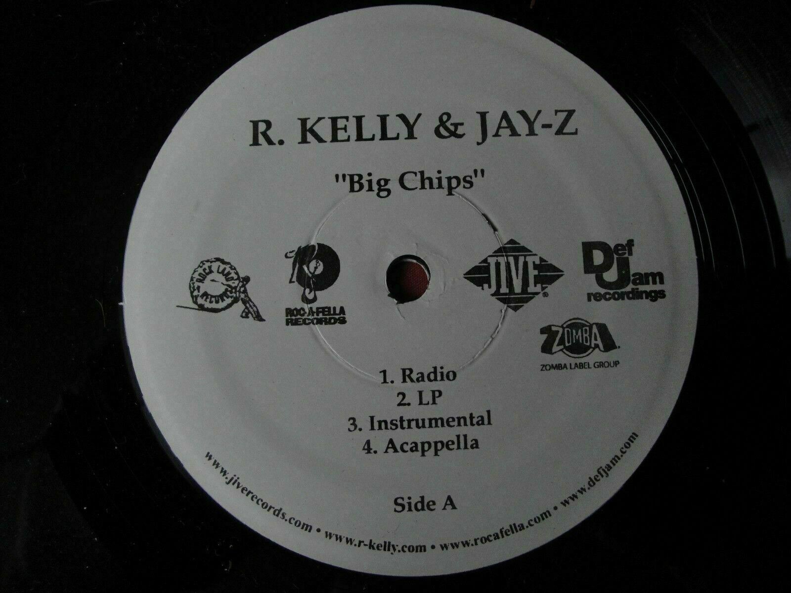 R. KELLY & JAY-Z "BIG CHIPS" & "THE RETURN" 12" VINYL SINGLE 2004 ROC-A-FELLA EX