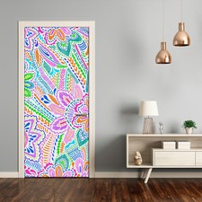 3D Home Art Door Wall Self Adhesive Removable Sticker Flowers Floral pattern