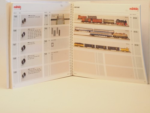 VERKAUFSKATALOG für GESCHÄFTE Märklin-Sortimentskatalog 1986/87 HO, Spur Z, Maßstab 1