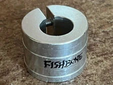 NOS Stamped FISHBONE Double Bolt SEAT POST CLAMP Mid School BMX New Old Stock