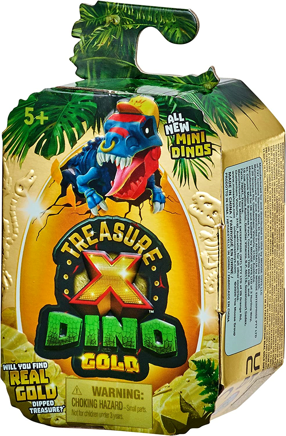 Treasure X Dino Gold Mini Dino Pack Unboxing toy Dig and discover collectable 8