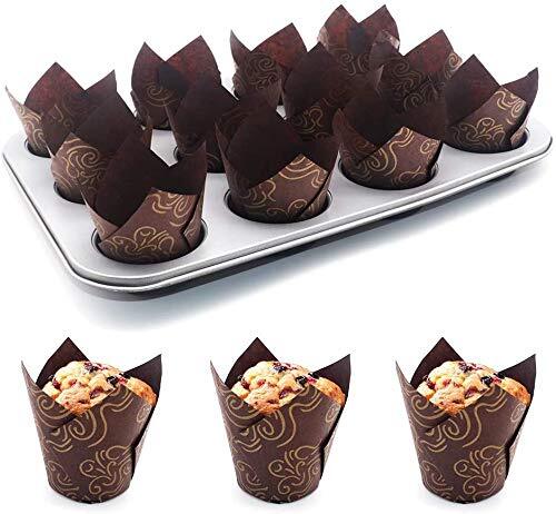 150pcs/pack Cake Mold Muffin Cupcake Paper Cups Tulip Cup Cakes Paper ...