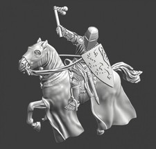 Northern Crusades Miniatures Medieval English Mounted Crusader Knight Cavalry 3D