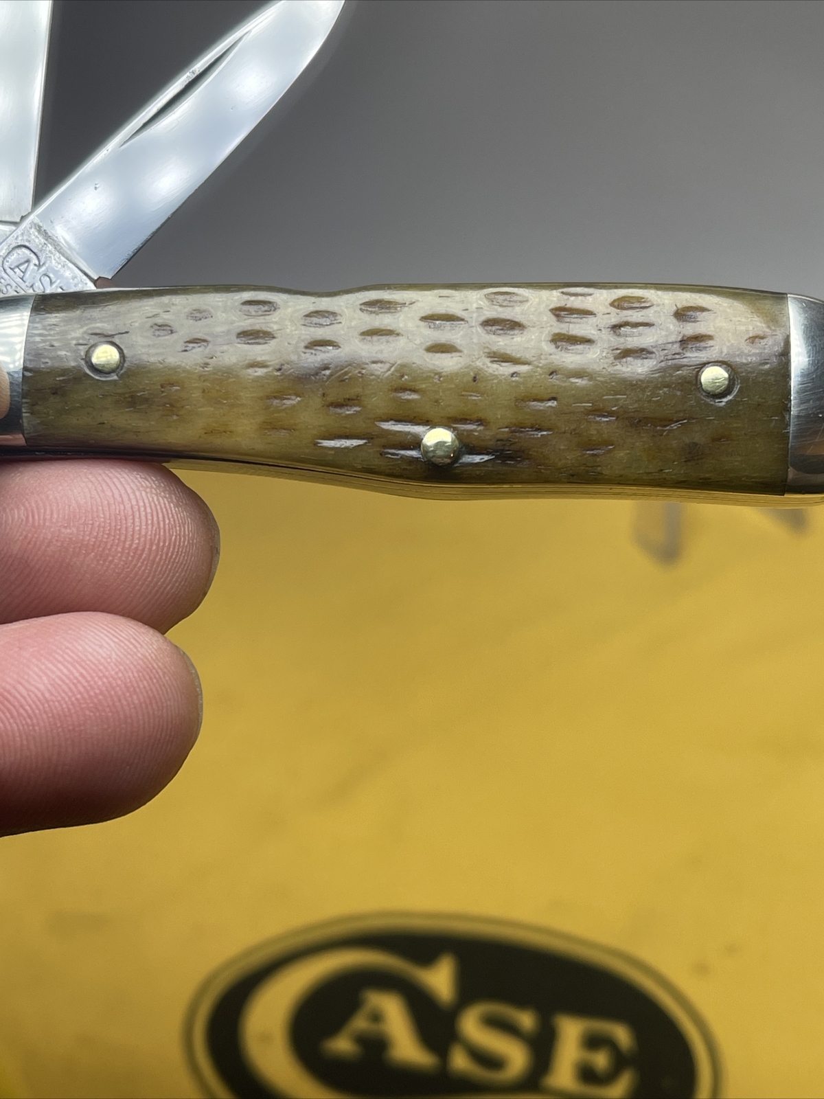 Case Tested 19201940 Greenbone Knife Excellent 62035 1/2 Beautiful