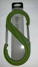 NEW Olive Green S-Biner 8 for 75 lb by NITE IZE 8" Long X 3 3/4" Wide