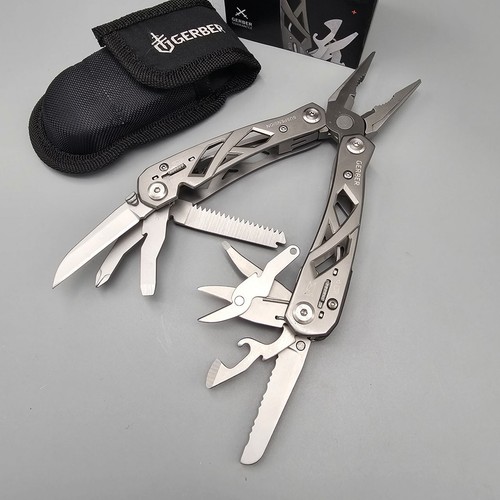 Gerber Suspension Multitool 12 funzioni pinza forbici coltello sega e molto altro - Foto 3 di 5