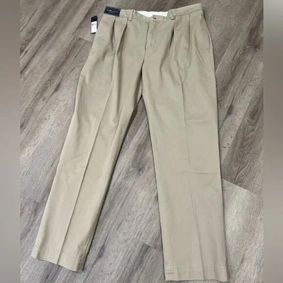 NWT Men's Polo Ralph Lauren 38W 34L Ethan Pant Chino Pant Khaki