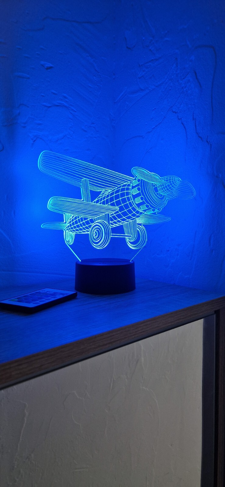 Veilleuse LED Vol de Nuit Saint-Exupéry pour une nuit étoilée poétique dans la chambre de bébé