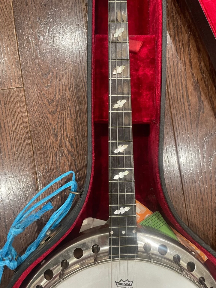 Vintage S. S. Stewart Wondertone 4 String Tenor Banjo and Hard Case - Image 3 of 4