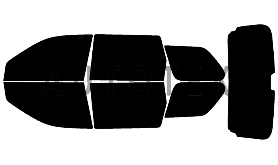 Película para janela PreCut todos os lados qualquer tonalidade para Jeep Grand Cherokee 2005-2010 - Imagem 2 de 4