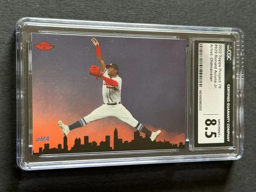 Topps Project 70 Ronald Acuna Jr #929 Michael AIR Jordan CGC 8.5 OldManAlan CARD