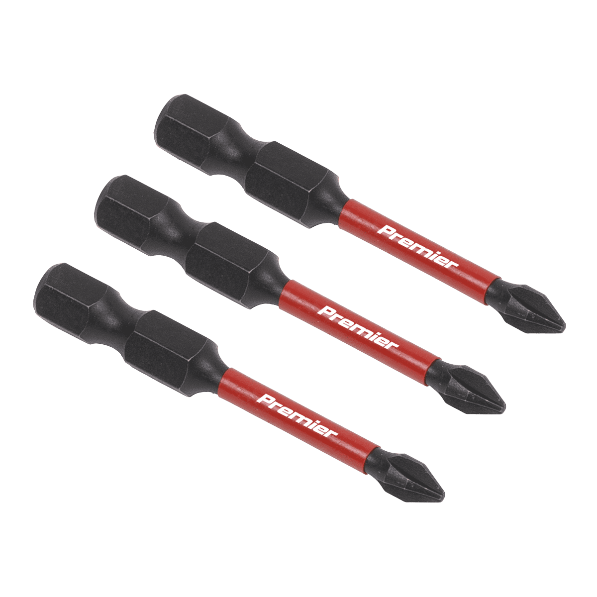 Sealey AK8229 Premier Phillips Impact Power Tool Bits #1 x 50mm 3pc