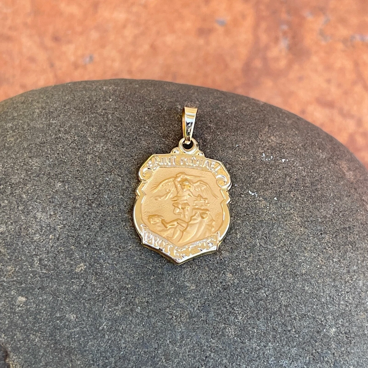 Gold st 2024 michael pendant police