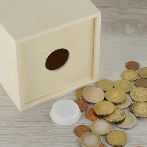 Holzspardose Con Personalizzata Incisione - Bild 3 von 54