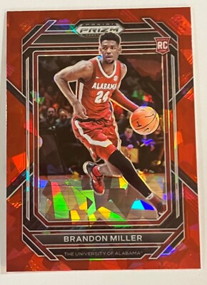 2023 Panini Prizm Draft Picks 'Red Cracked Ice' Parallel - Choose Your Cards