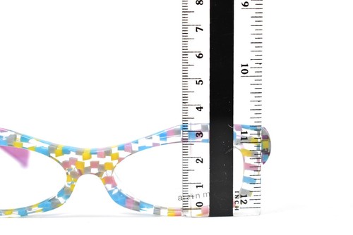 Alain Mikli Eyeglasses Pink Blue Yellow Clear 1245 A024 53mm New Authentic - Picture 12 of 12