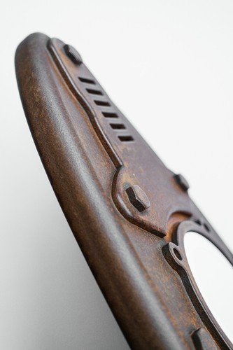Handgefertigte Surfbrettform Pendelleuchte, mit Eisen bedeckt, Steampun - Bild 9 von 12
