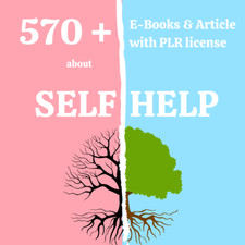 570+ e-books & articles for self-help in English with PLR license