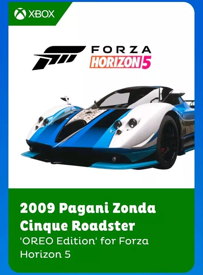 Forza Horizon 5: 2009 Pagani Zonda Cinque Roadster