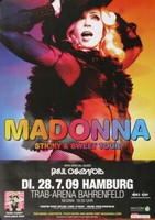 Madonna - Sticky , Hamburg 2009 | Konzertplakat | Poster