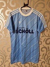 Adidas Vintage Retro 1985 1986 football shirt template Soccer jersey trikot (L)