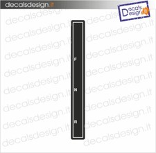 Adesivo manetta motore marino fuoribordo per mercury 40/60 PRO barca stickers