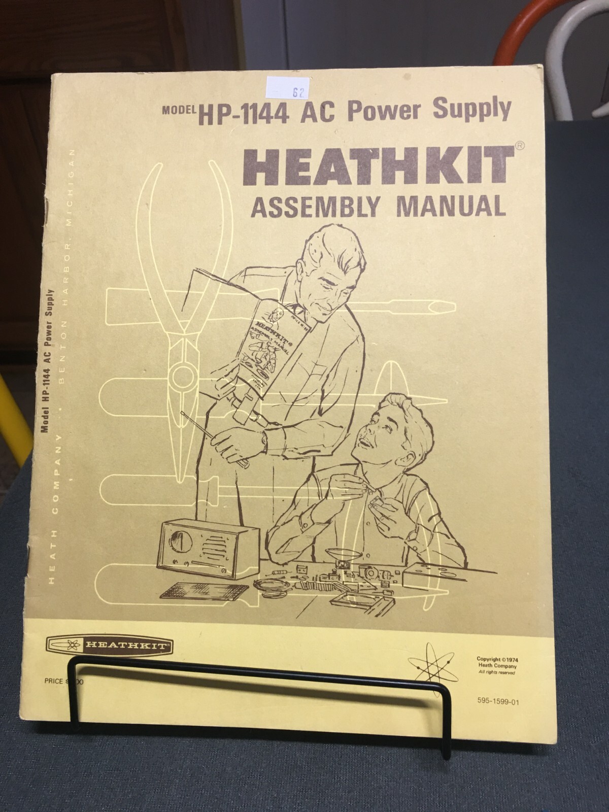 VTG 1974 Heathkit AC POWER SUPPLY Model HP-1144 Assembly Manual w/  Schematic
