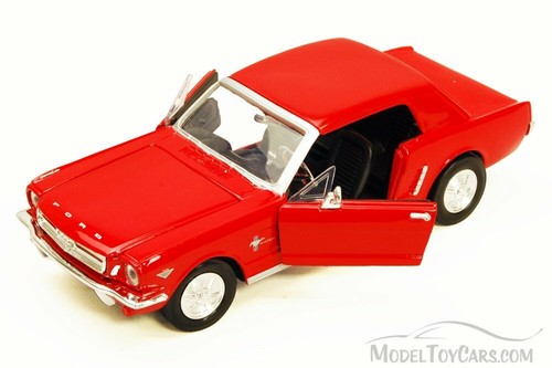 1964 1/2 Ford Mustang Red Showcasts 73273 1/24 Scale Diecast Model Toy Car - Picture 5 of 6