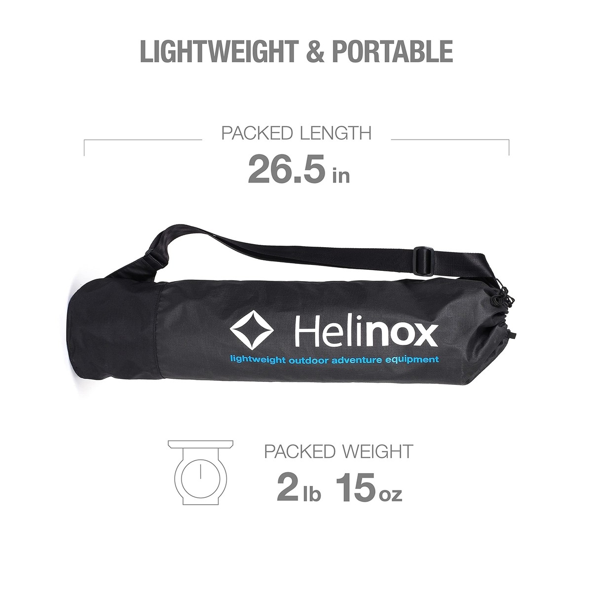 Helinox Elevated Dog Cot Portable Dog Bed for Travel or Camping