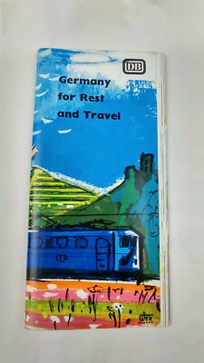 Vintage 1960s German Railways Guide for Rest and Travel
